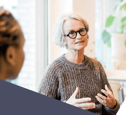 Groupe de proches de jeunes malades